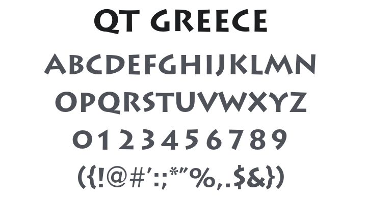 QT Greece Font