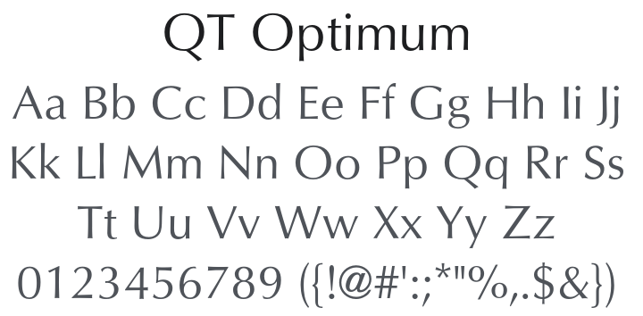 QT Optimum Font Family