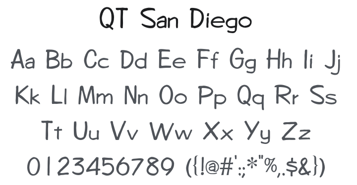 QT San Diego Font