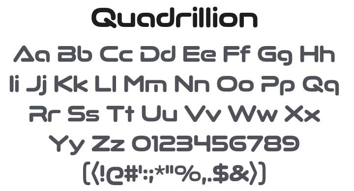 Quadrillion Font Family