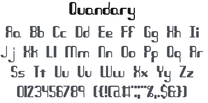 Quandary Font
