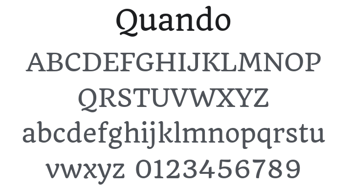 Quando Font
