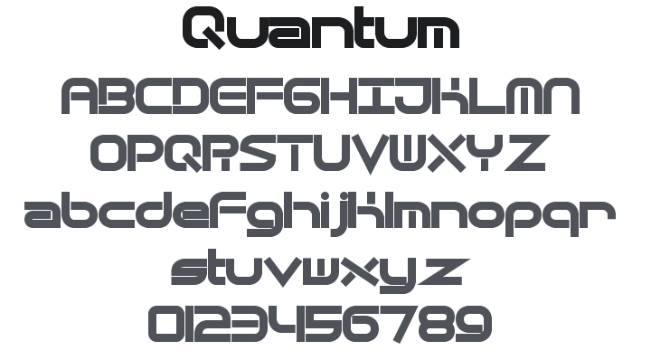 Quantum Font Family