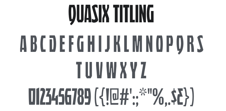 Quasix Titling Font