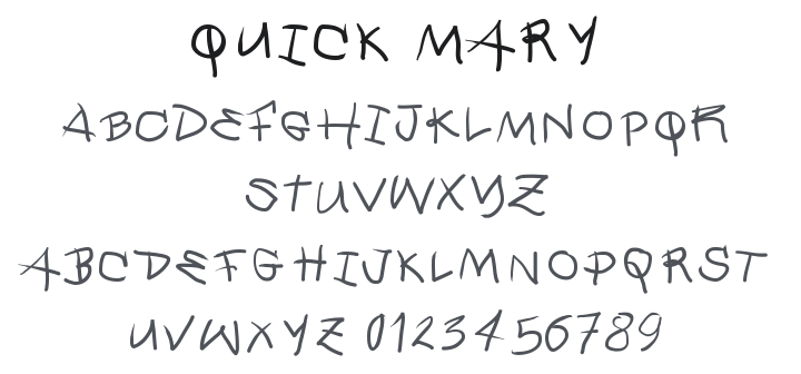 Quick Mary Font