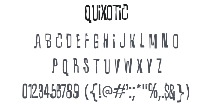 Quixotic Font