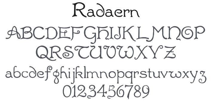 Radaern Font