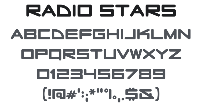 Radio Stars Font