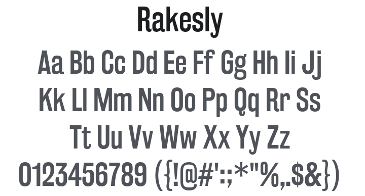 Rakesly Font Family