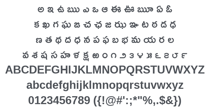 Ramabhadra Font