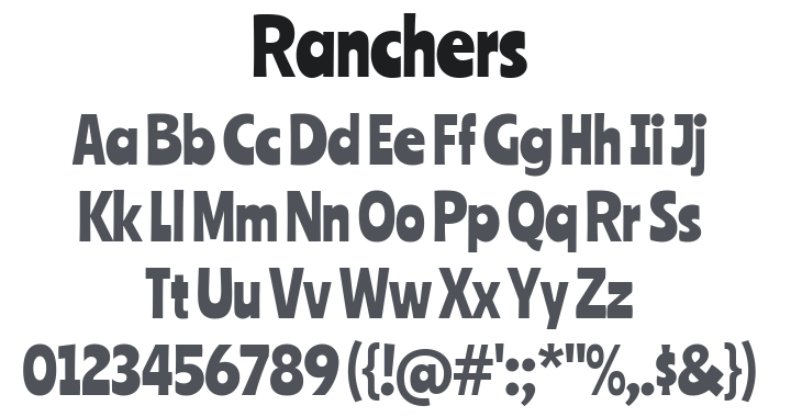 Ranchers Font