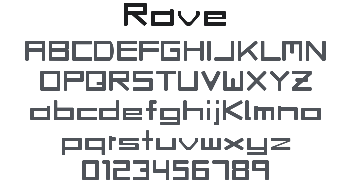 Rave Font