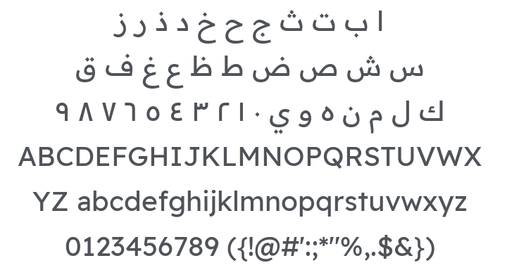 Readex Pro Font Family