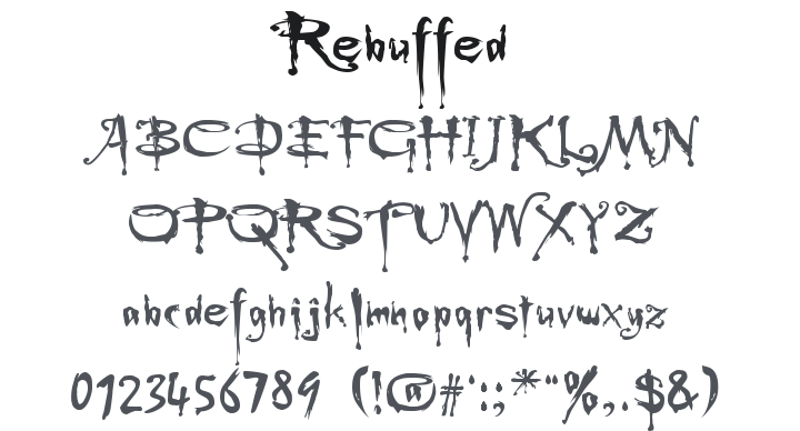 Rebuffed Font