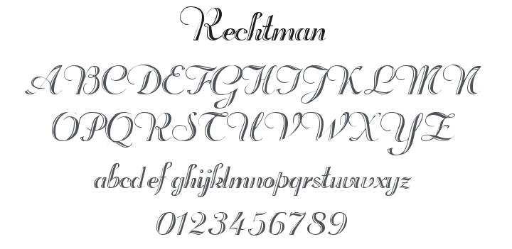 Rechtman Font