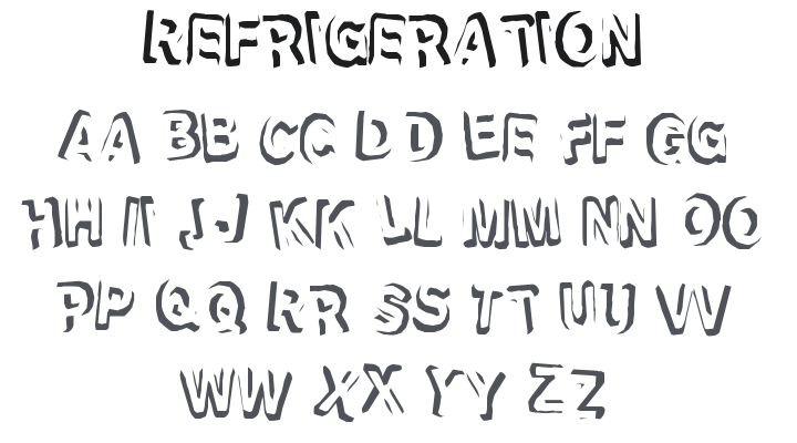 Refrigeration Font