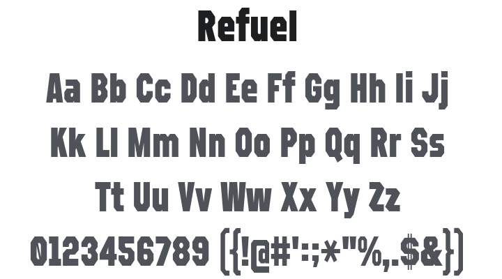 Refuel Font