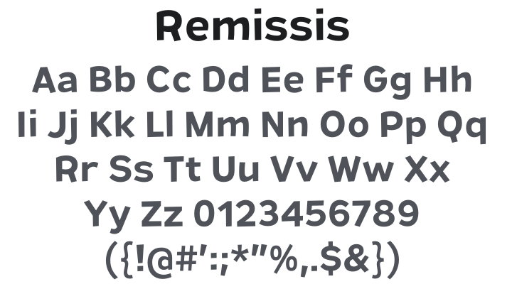 Remissis Font