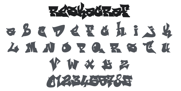 ReskaGraf Font