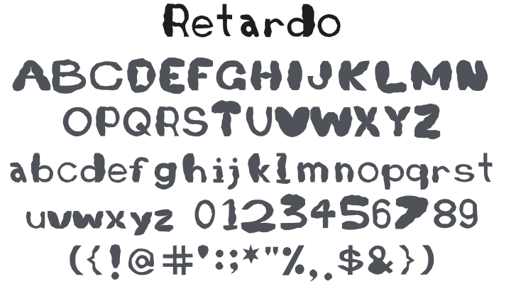 Retardo Font Family