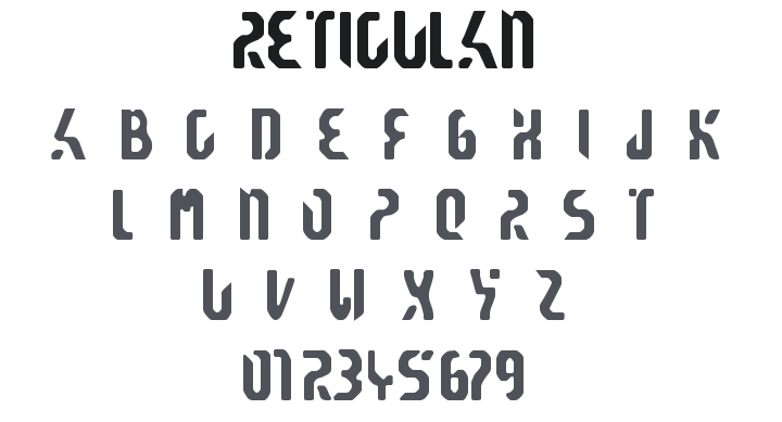 Reticulan Font