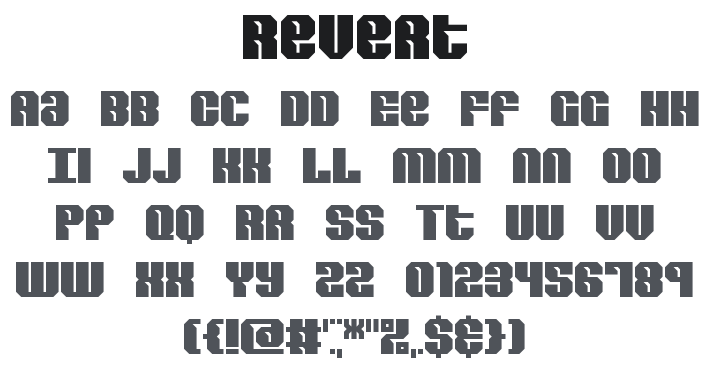 Revert Font Family