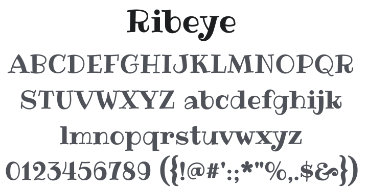 Ribeye Font