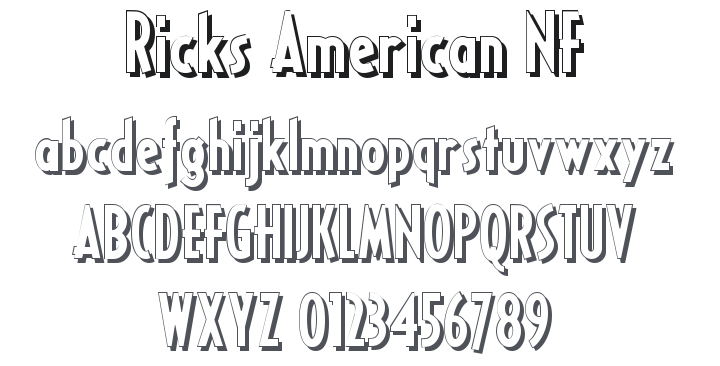 Ricks American NF Font