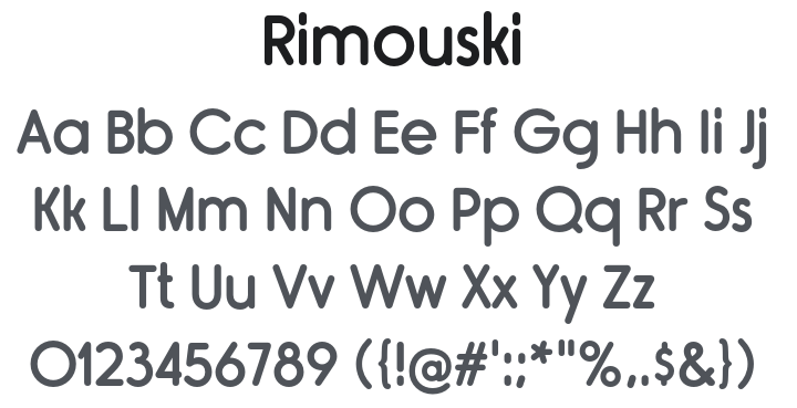 Rimouski Font