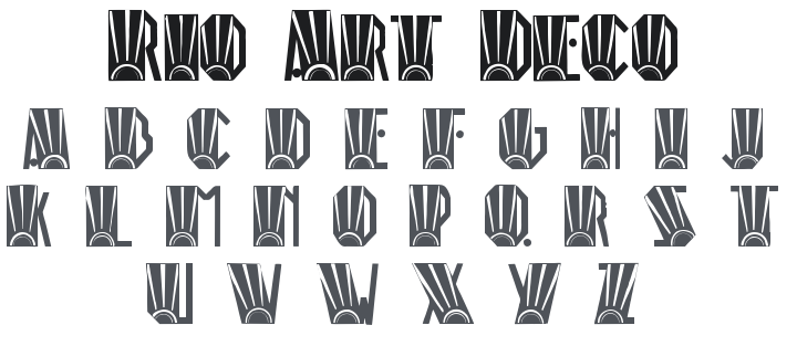 Rio Art Deco Font