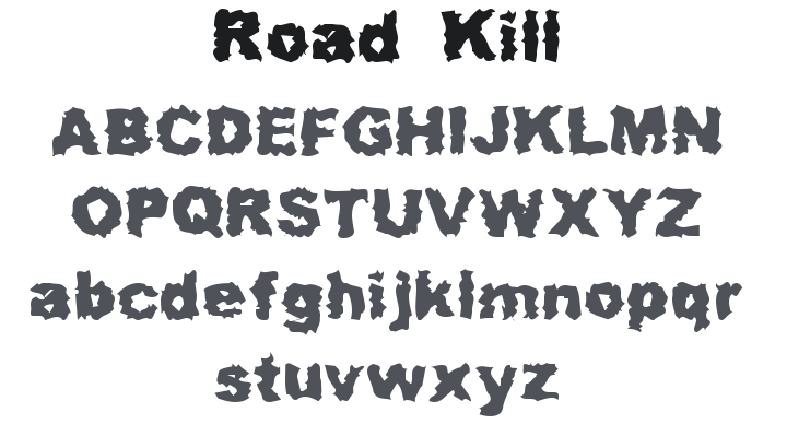 Road Kill Font
