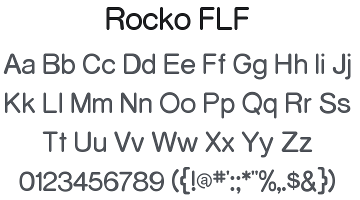 Rocko FLF Font Family