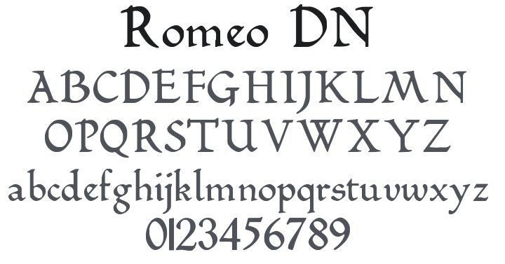 Romeo DN Font