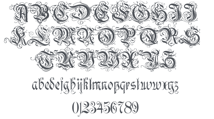 Rothenburg Decorative Font