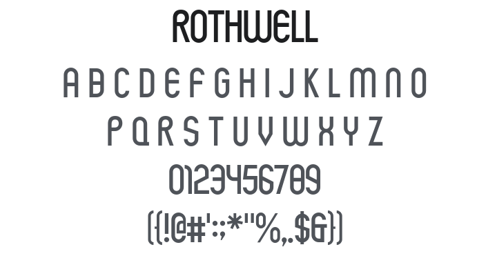 Rothwell Font Family