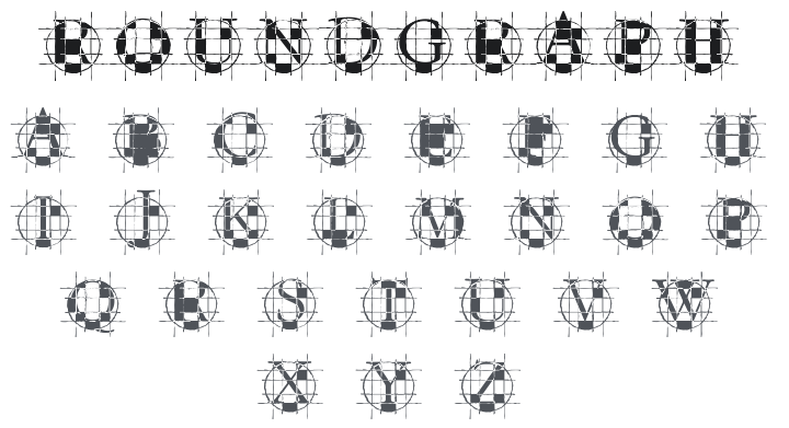 Round Graph Font