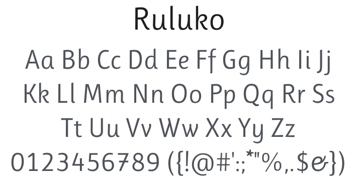 Ruluko Font