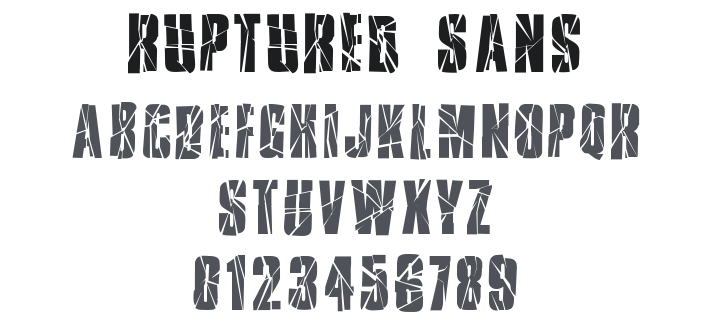 Ruptured Sans Font