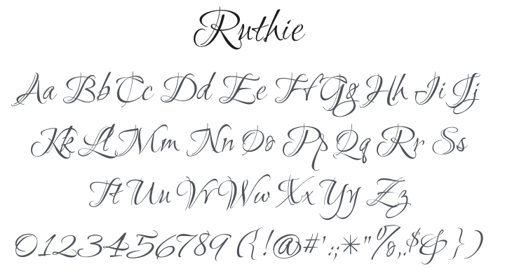 Ruthie Font