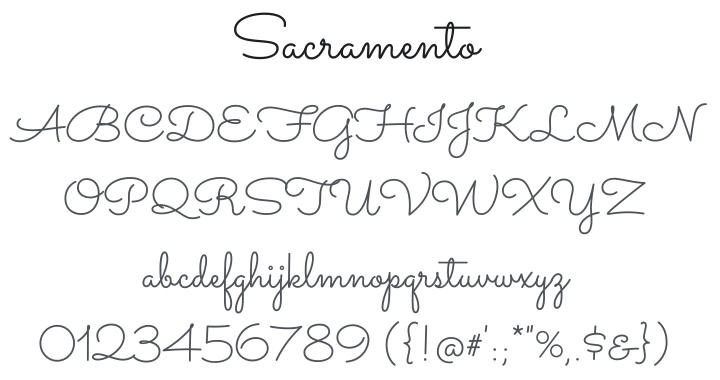 Sacramento Font