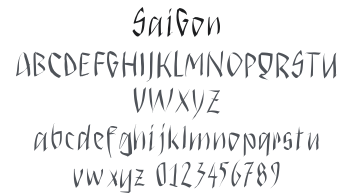SaiGon Font