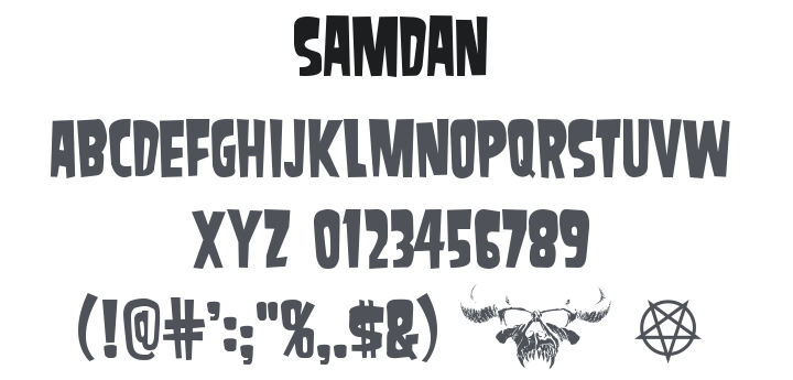 Samdan Font Family