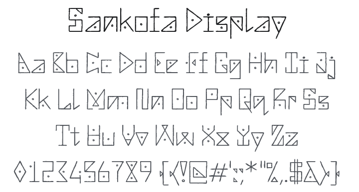 Sankofa Display Font