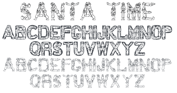 Santa Time Font