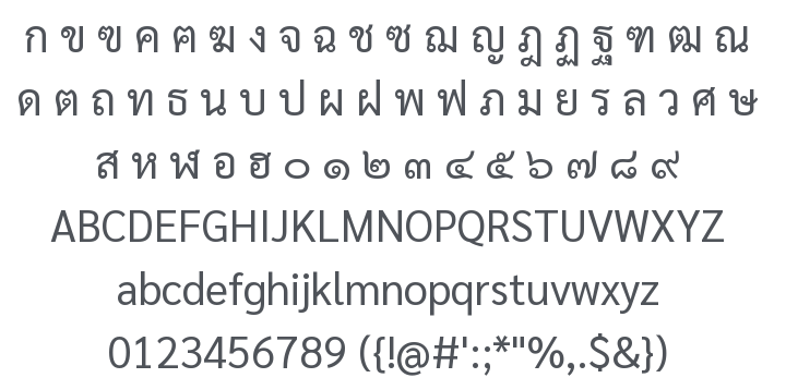 Sarabun Font Family