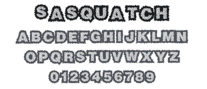 Sasquatch Font