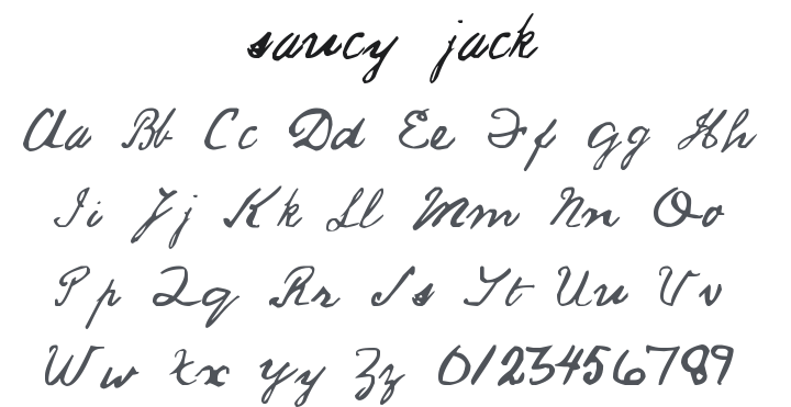 Saucy Jack Font