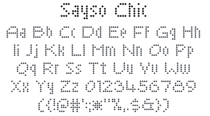 Sayso Chic Font