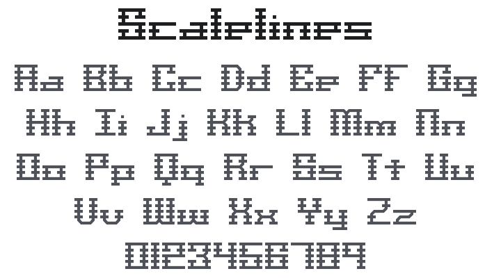 Scalelines Font Family