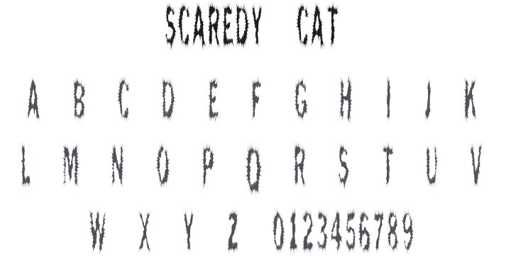 Scaredy Cat Font